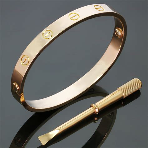 cartier love bracelet key|cartier bangle bracelet 18k.